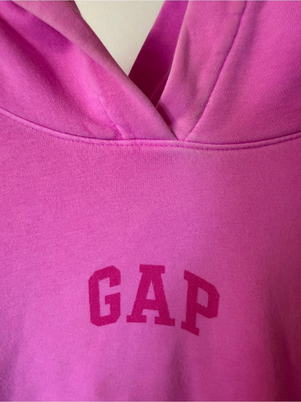 GAP Pink Cowl Neck Logo Sweater